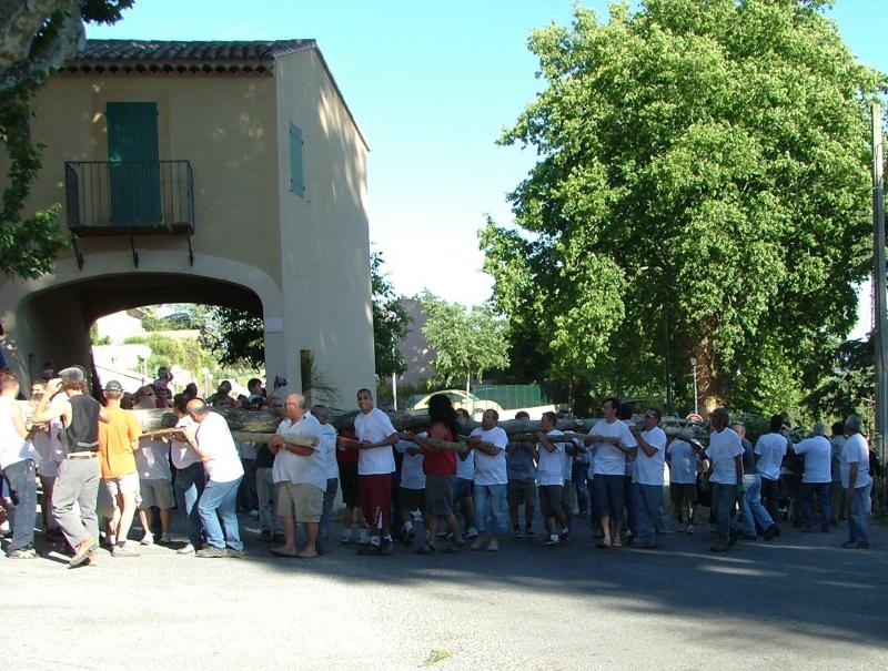 Fte de la Piboule  Cucuron (84) - L'arbre de Mai  - 2006 05 27 Cucuron 05.JPG